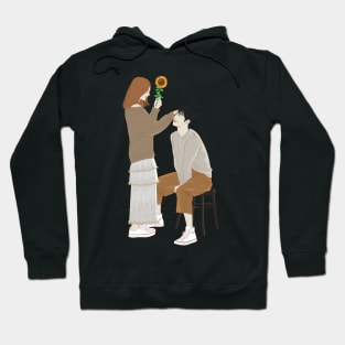 Cute Couple in Studio Hoodie